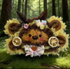 Lemon Brown Pod Ear Love Bunny Handmade Pod Doll — Single-Sided Sweet Forest Edition