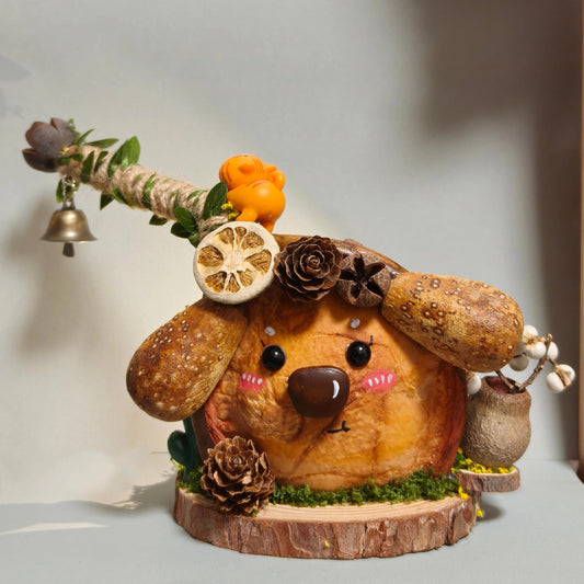 Totoro Forest Pod Doll — Enchanted Garden Edition