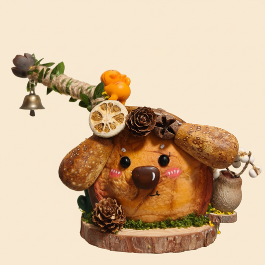 Podxie Totoro Forest Pod Doll - warm creamy beige background square main image